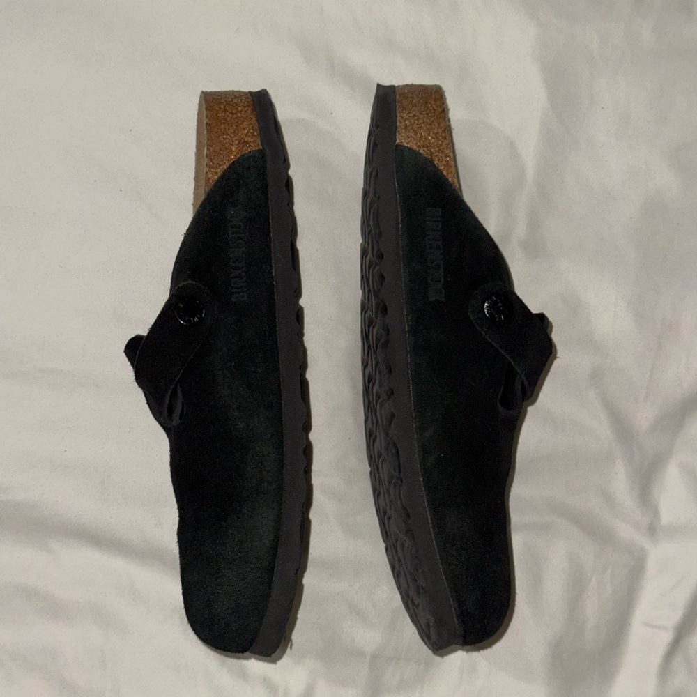 Birkenstock Black Suede Clog - Picture 4 of 5